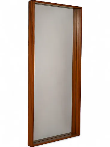 Swedish teak mirror, 1960s