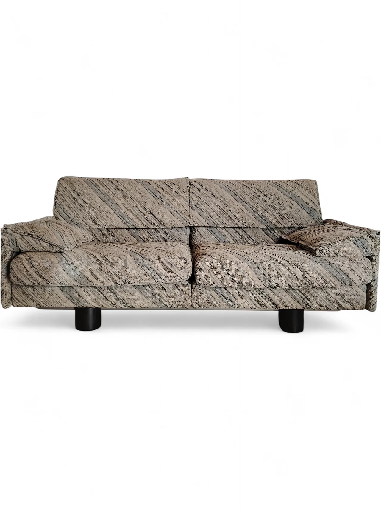 Sofa by Giovanni Offredi for Saporiti Missoni fabric, 80s 11