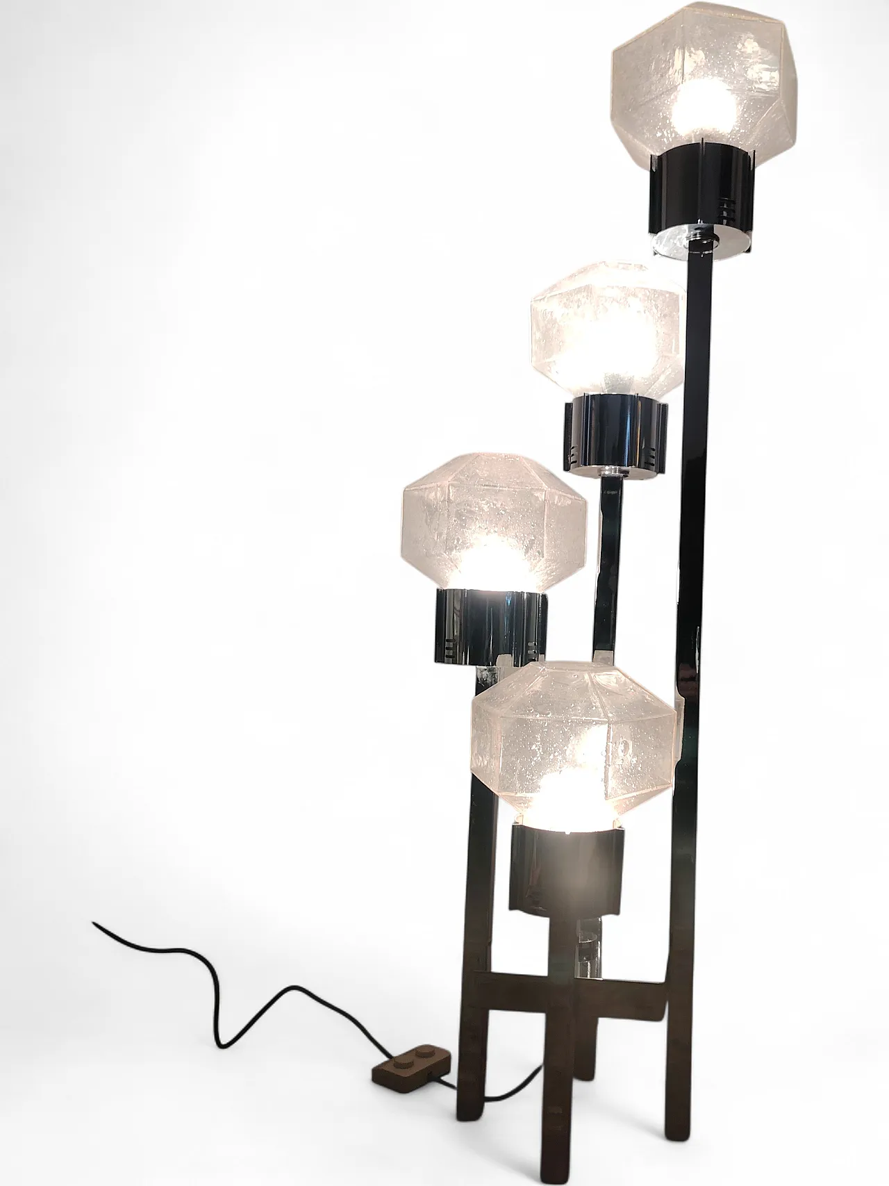 Floor lamp Gaetano Sciolari style, 70s 14