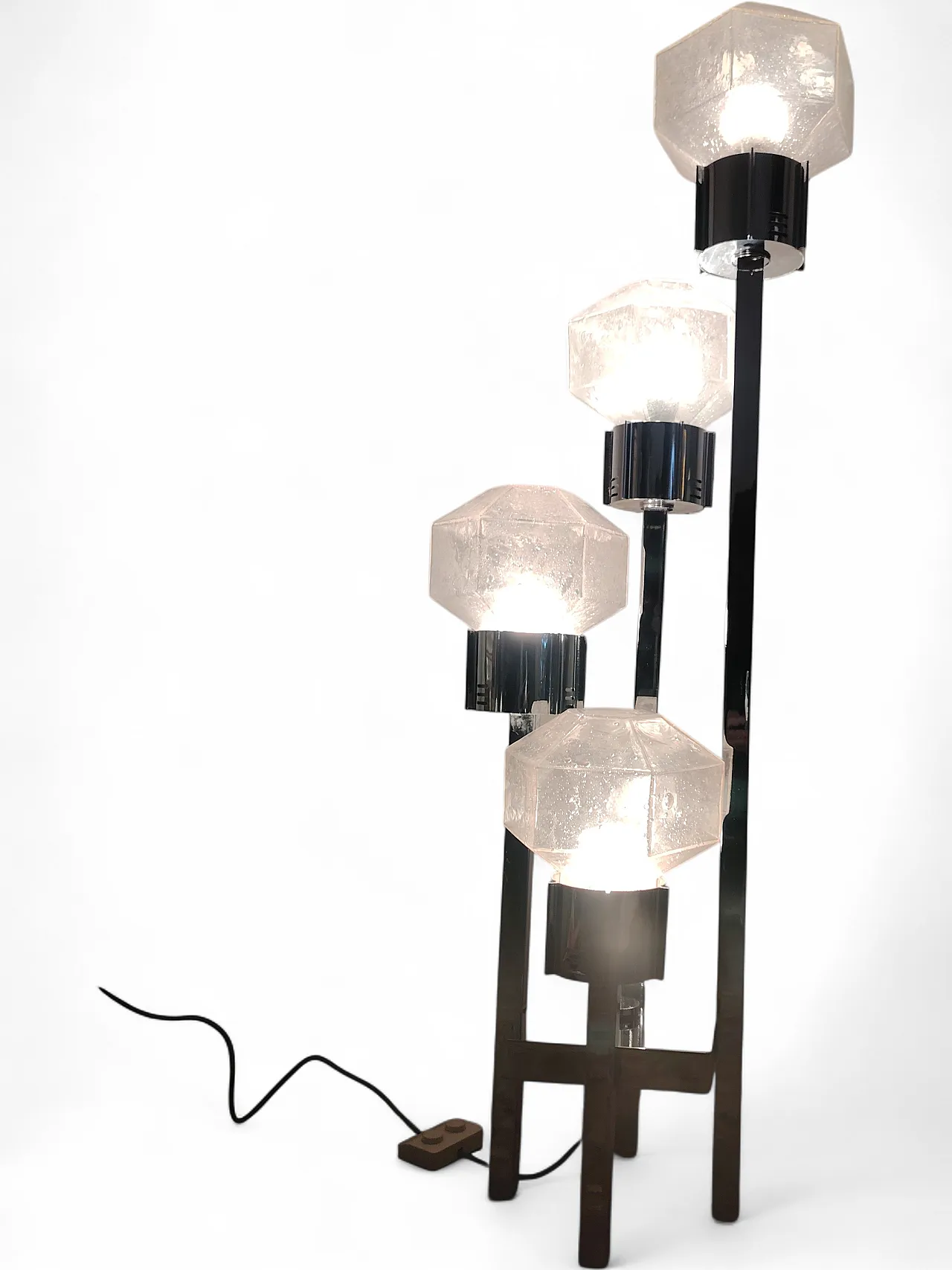 Floor lamp Gaetano Sciolari style, 70s 15