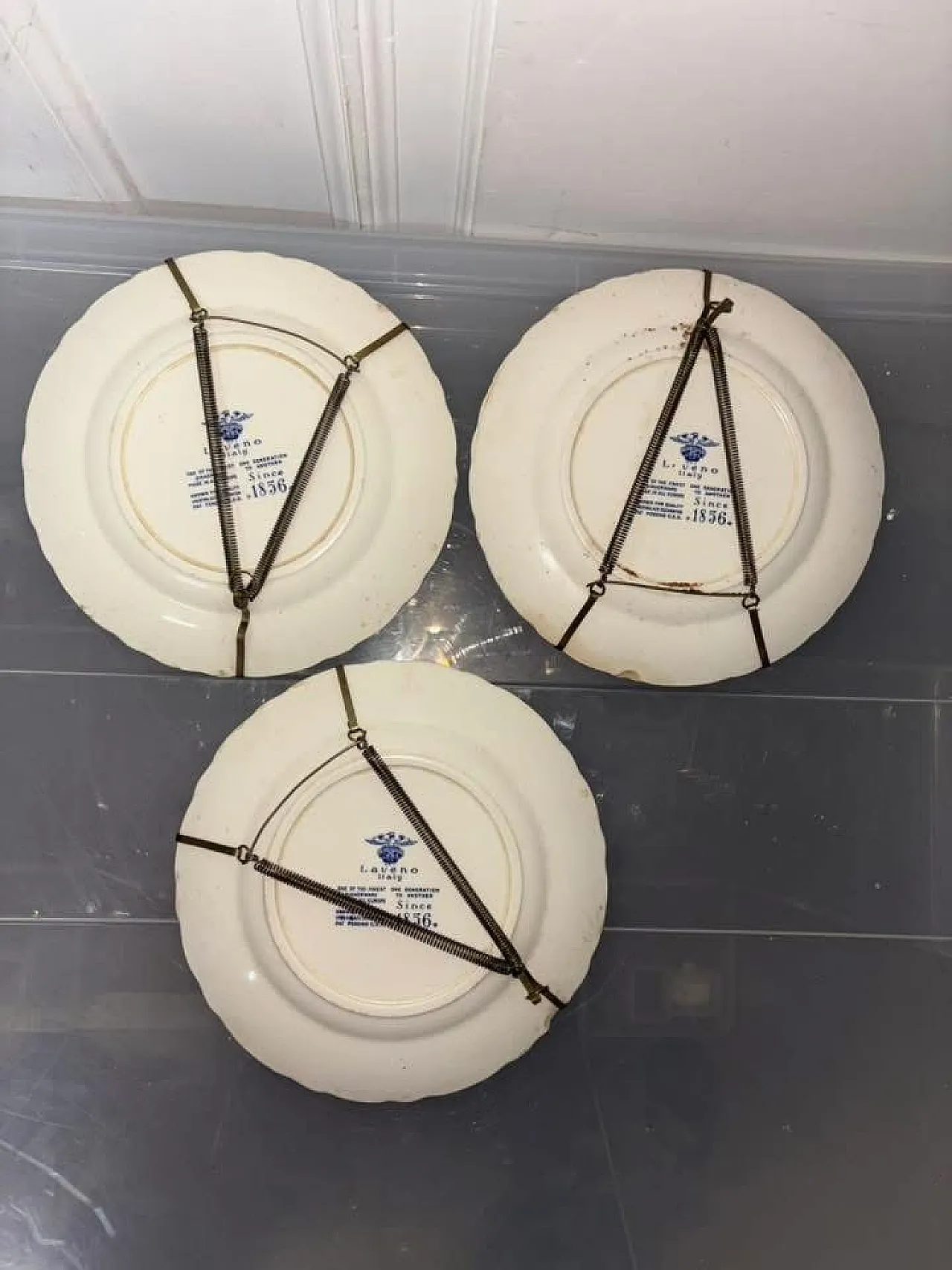 Trio of Laveno dishes, 30s 4