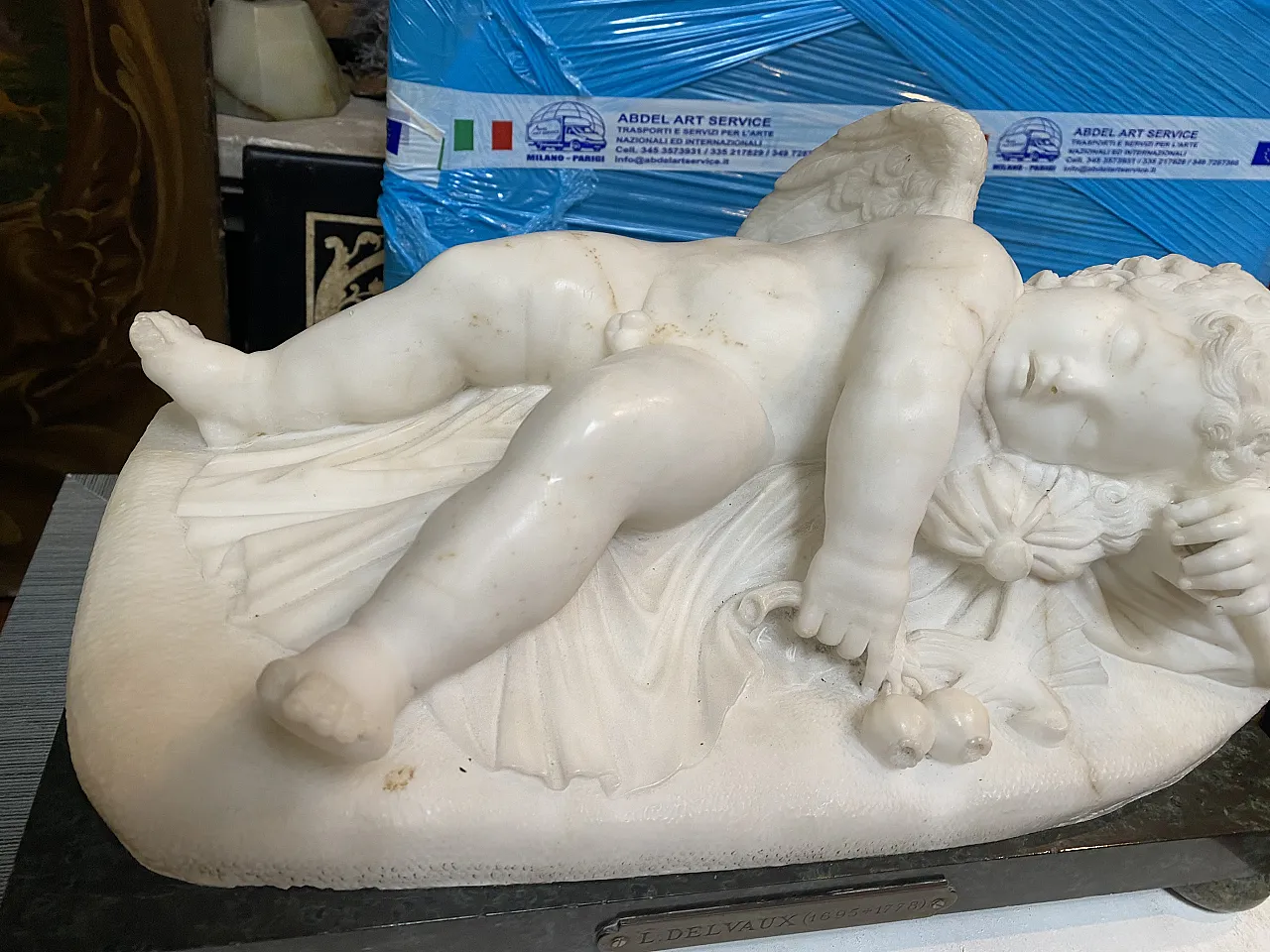 Sculpture of the sleeping Cherub, 18th century 1