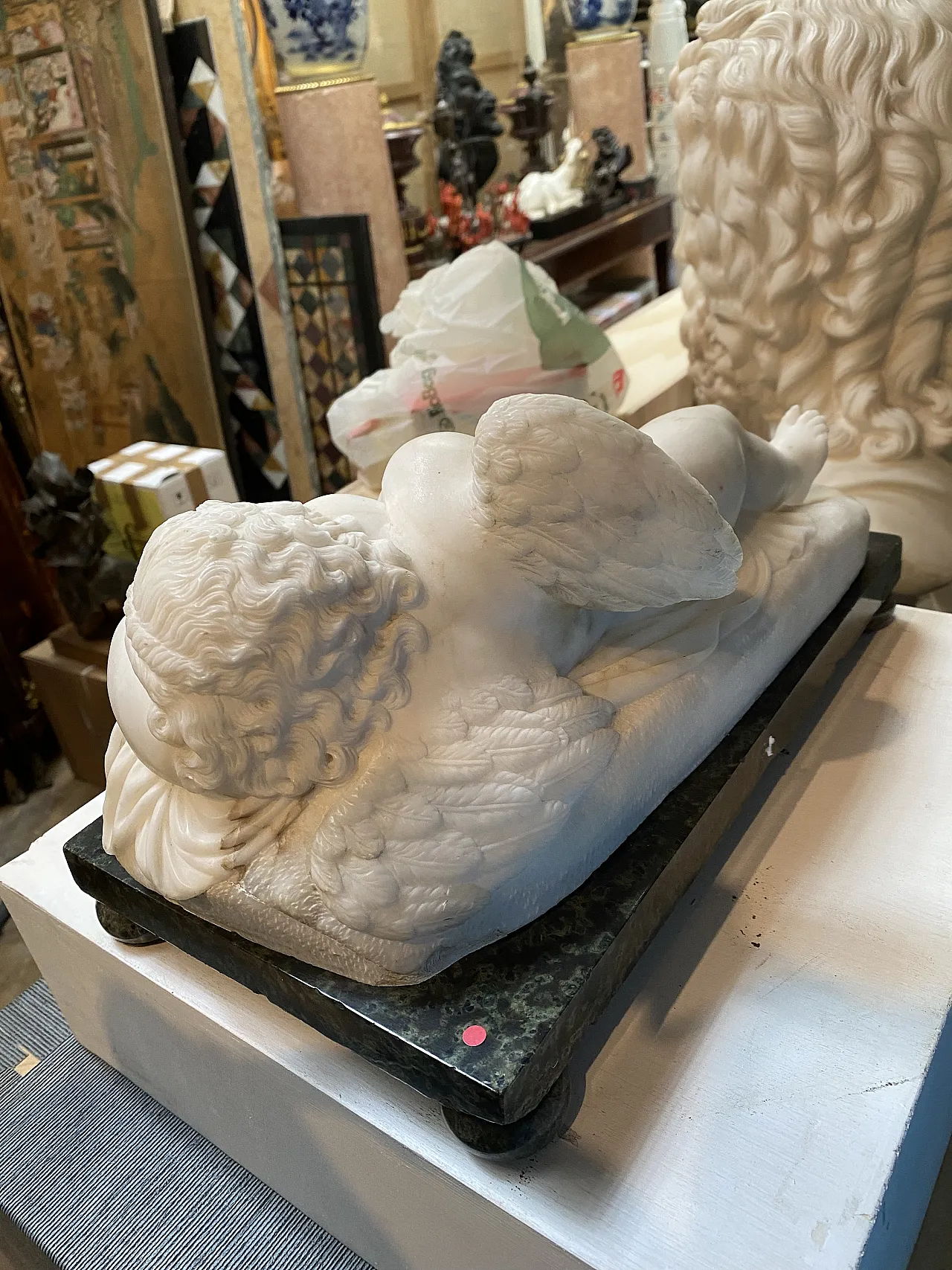 Sculpture of the sleeping Cherub, 18th century 5