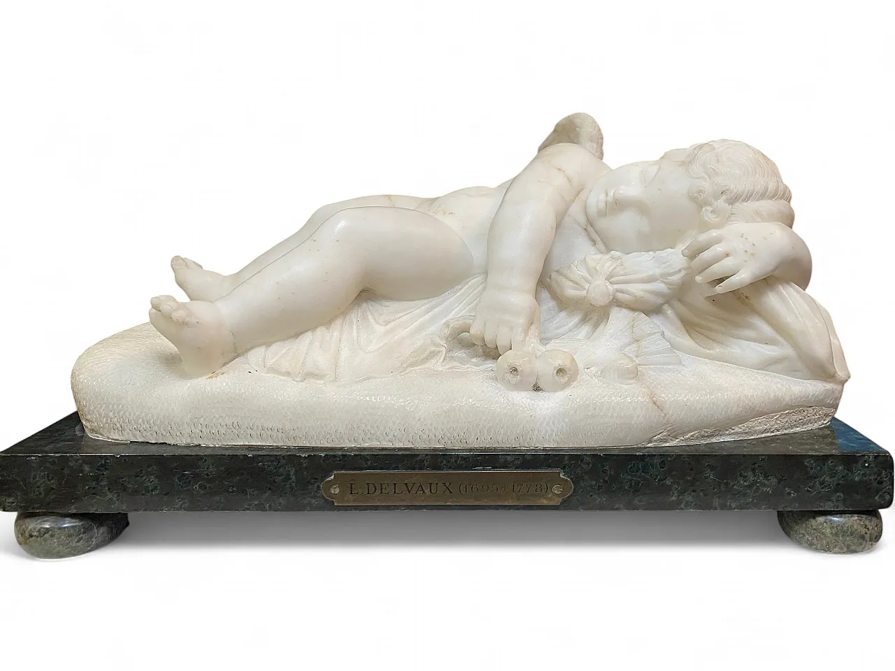 Sculpture of the sleeping Cherub, 18th century 7