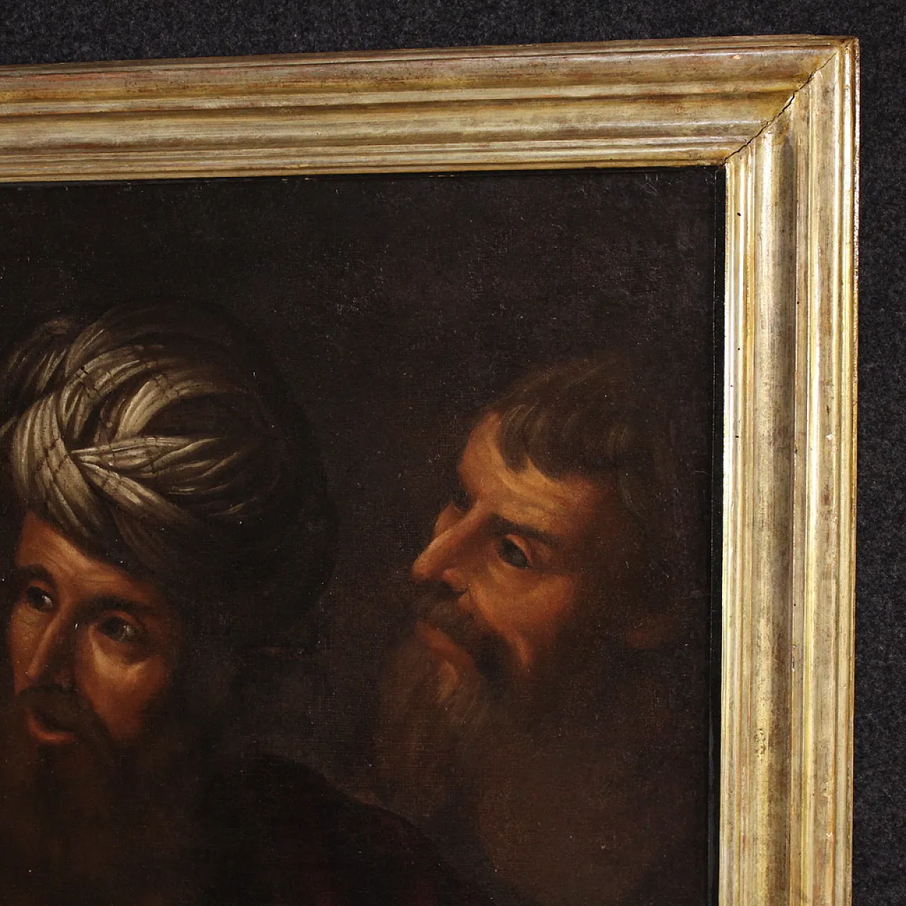 Italian painting, Christ among the Doctors,  17th century 7