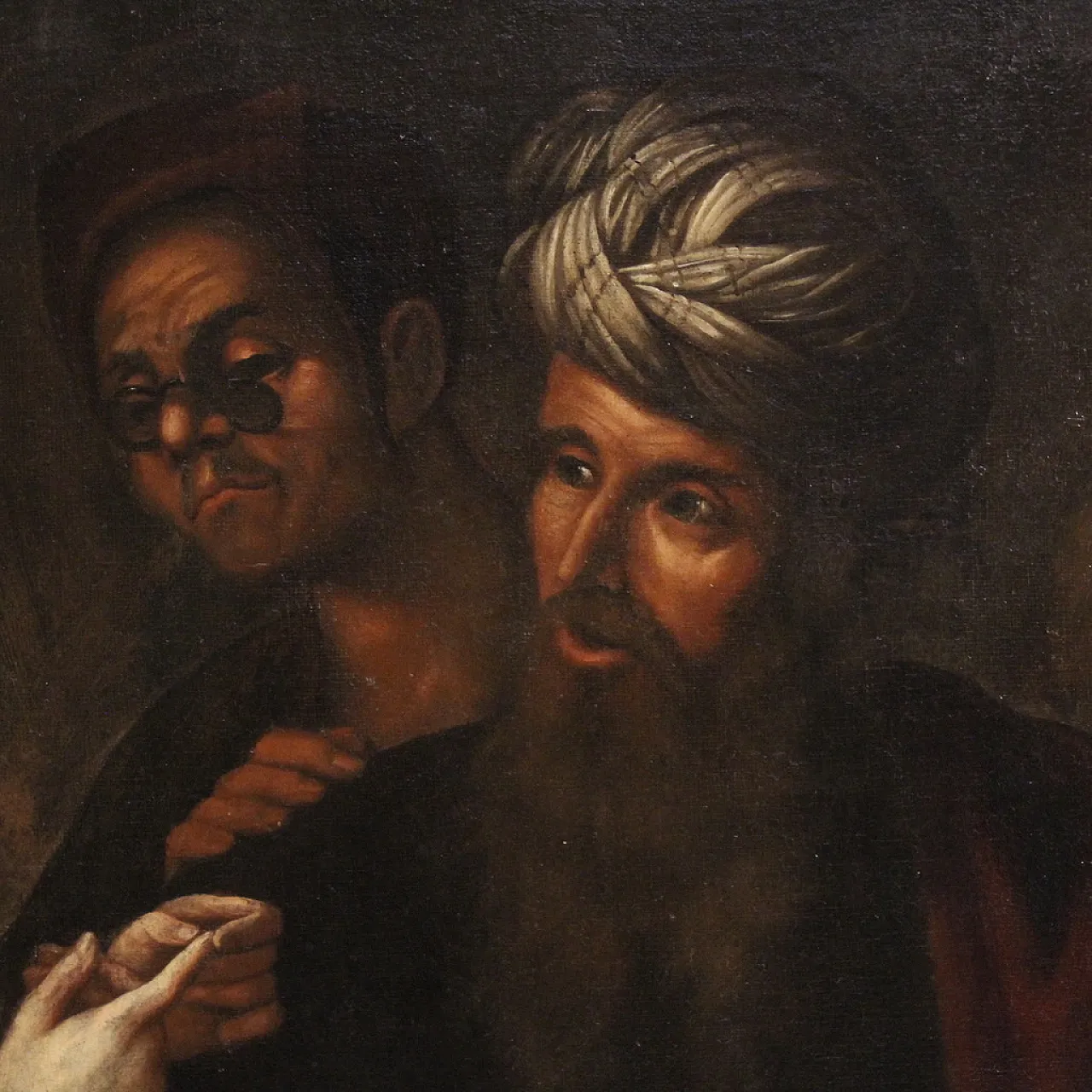 Italian painting, Christ among the Doctors,  17th century 11