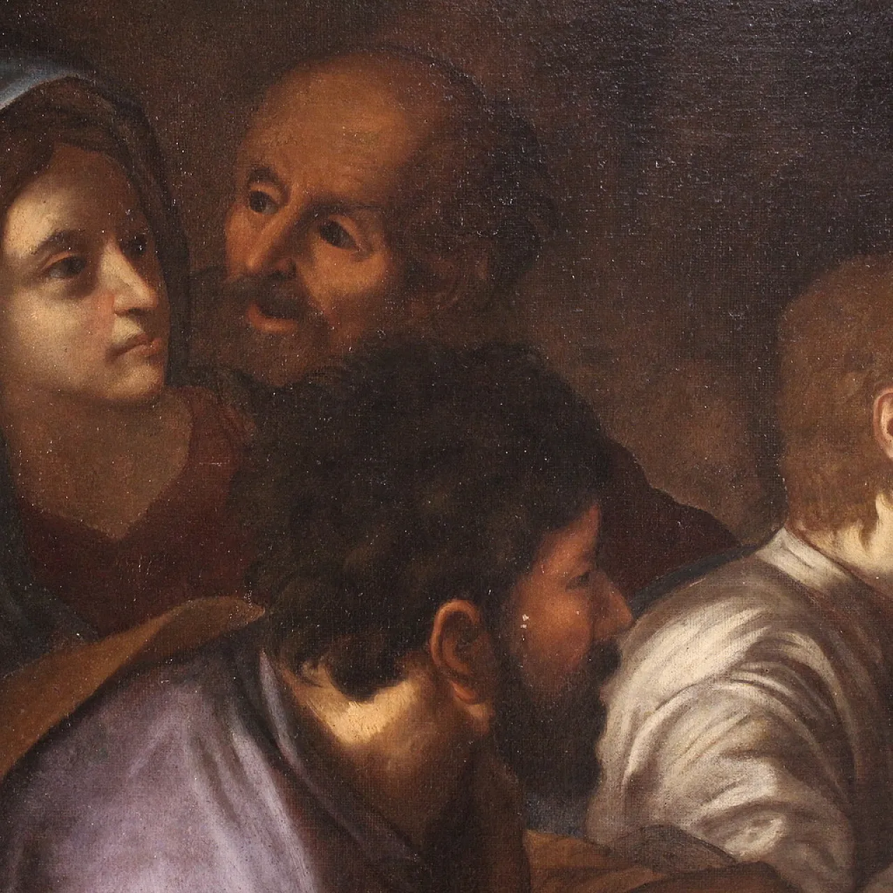Italian painting, Christ among the Doctors,  17th century 14