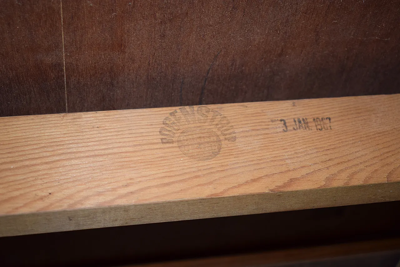 Tavolo da pranzo allungabile in teak di Rogenstrup Möbelfabrik, Danimarca, anni '60 15