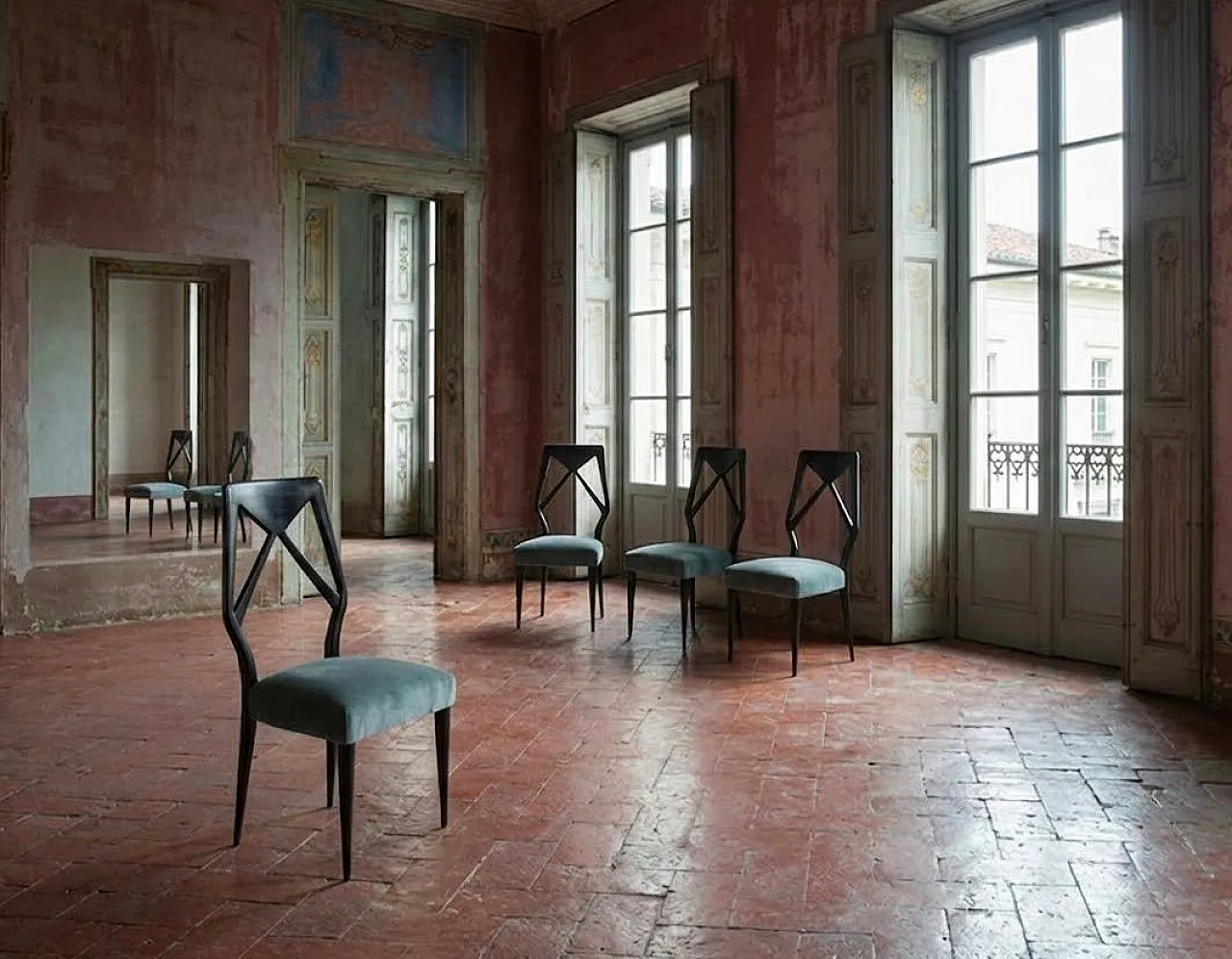 5 Chairs attributed to Vittorio Dassi for Dassi Mobili Moderni, 1950s 3