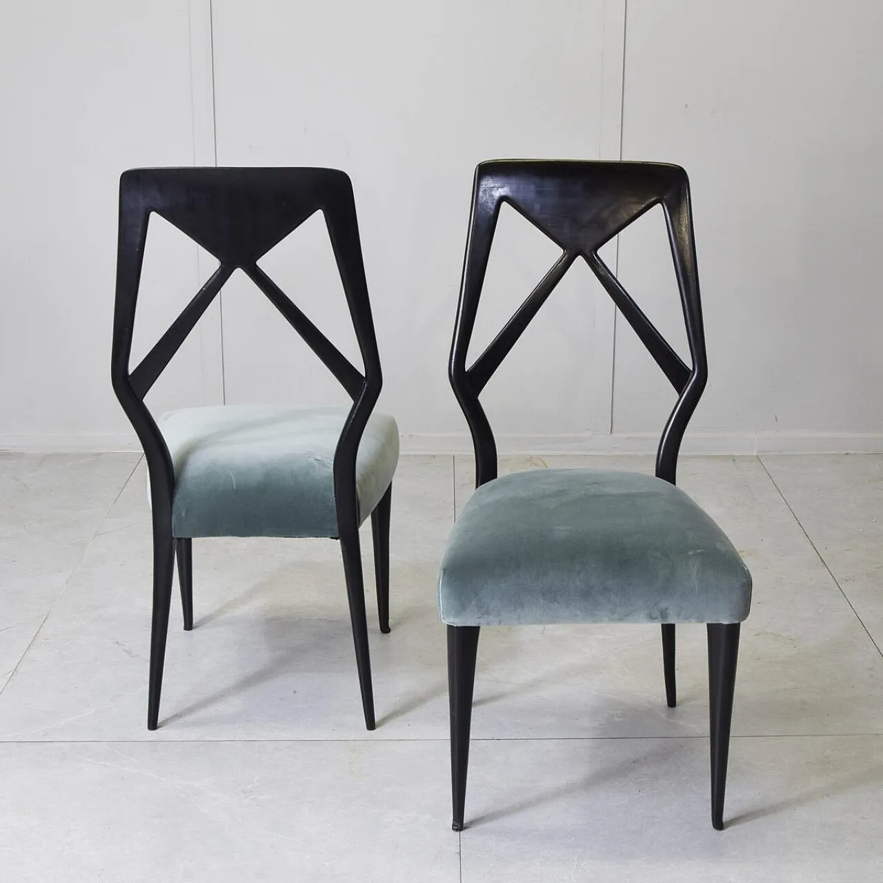 5 Chairs attributed to Vittorio Dassi for Dassi Mobili Moderni, 1950s 10