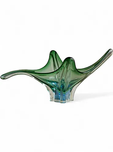 Centrotavola Sommerso in vetro di Murano, anni '60