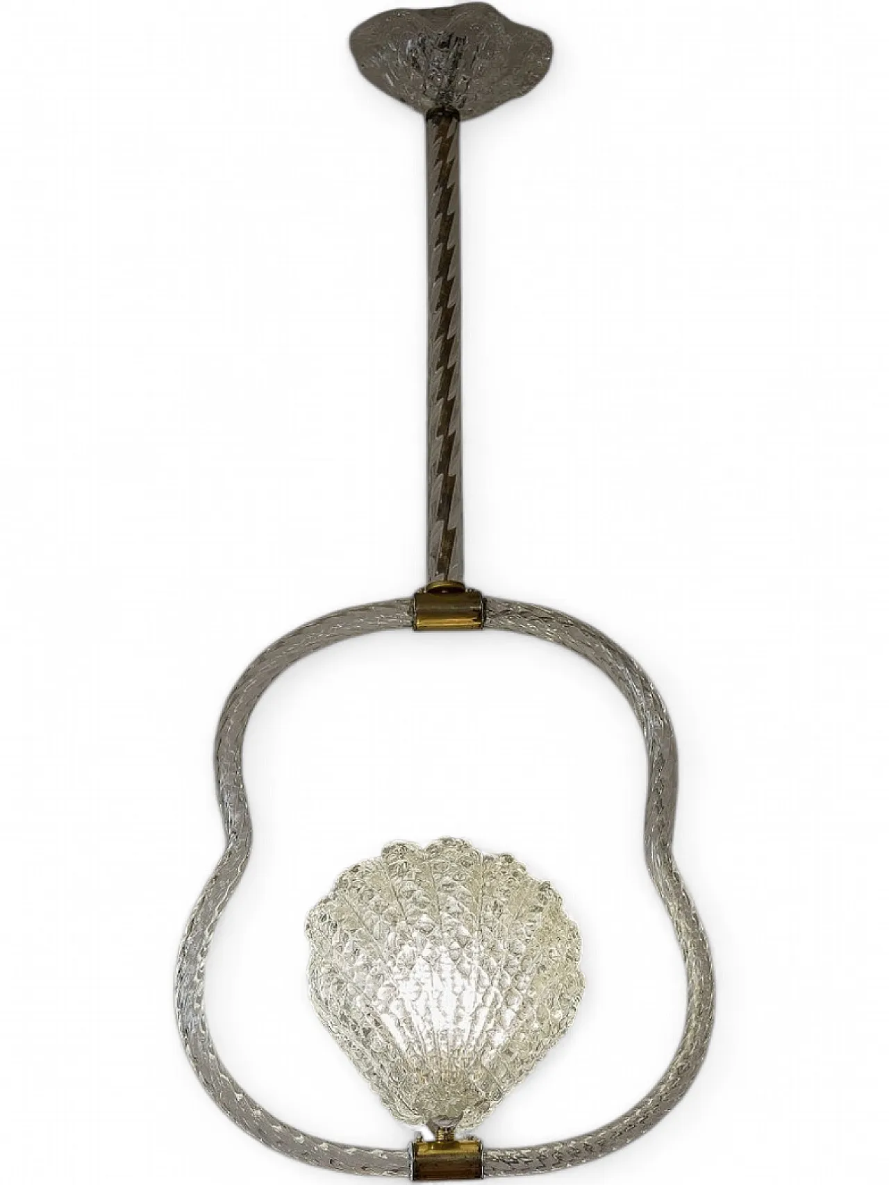 Lampada in vetro di Murano di E.Barovier per Barovier & Toso, anni '30 11