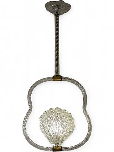 Lampada in vetro di Murano di E.Barovier per Barovier & Toso, anni '30