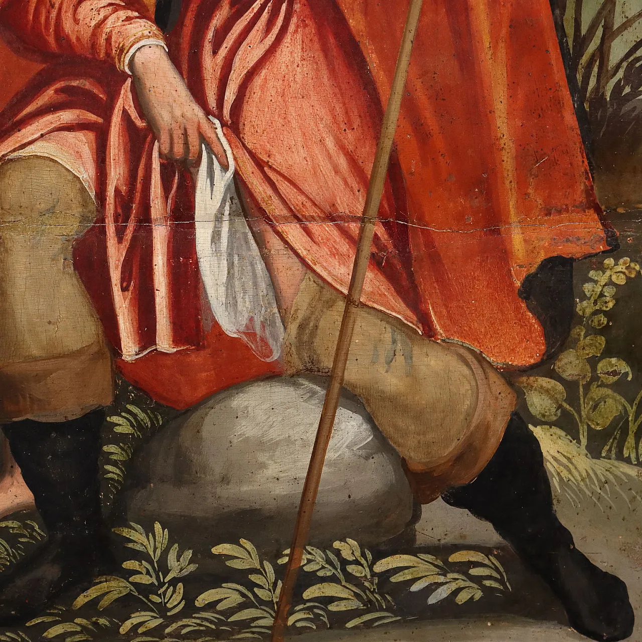 Christ Crucified with Saints, oil on panel, mid-16th century 7