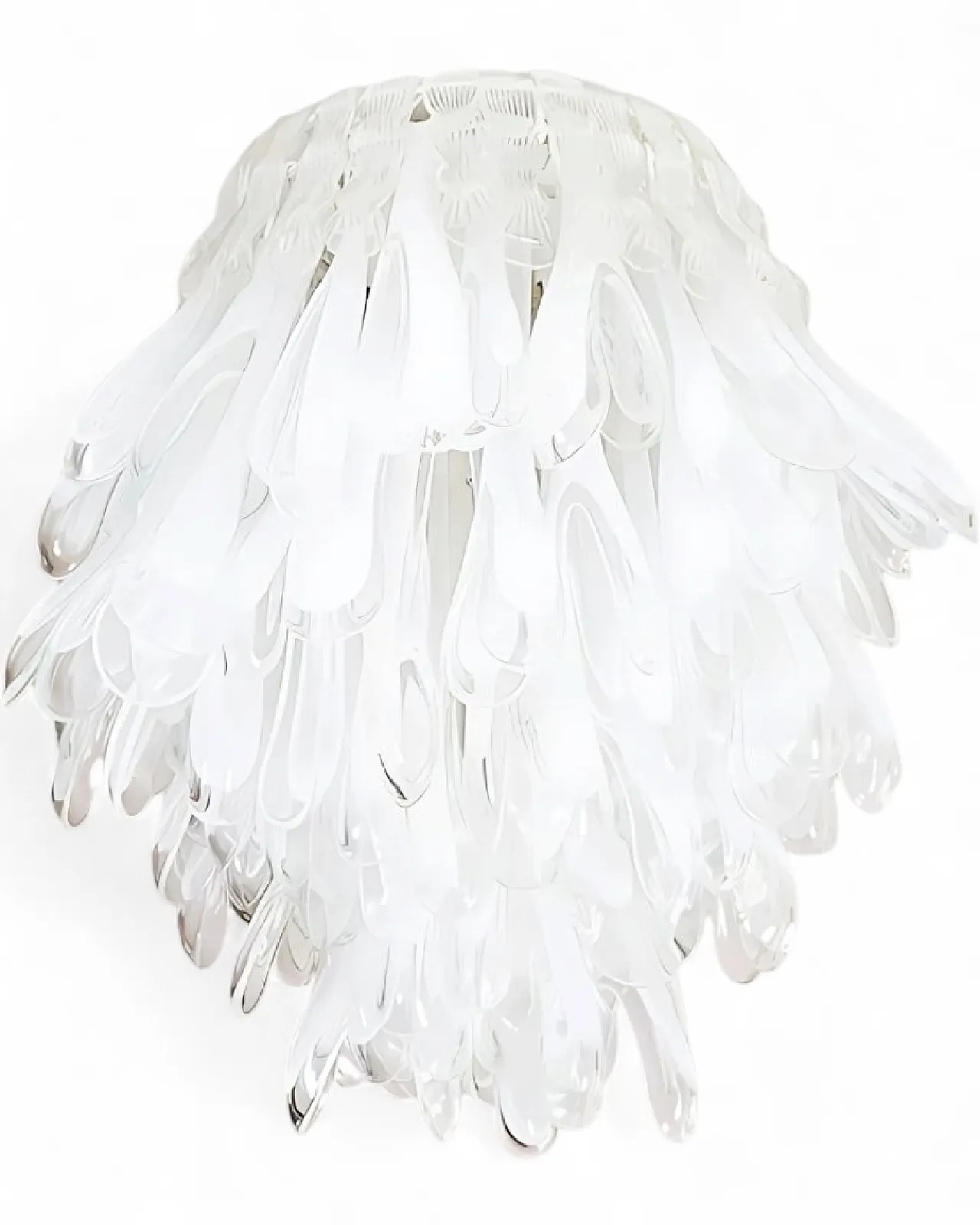 Lampadario petalo di Vistosi, anni '60 4