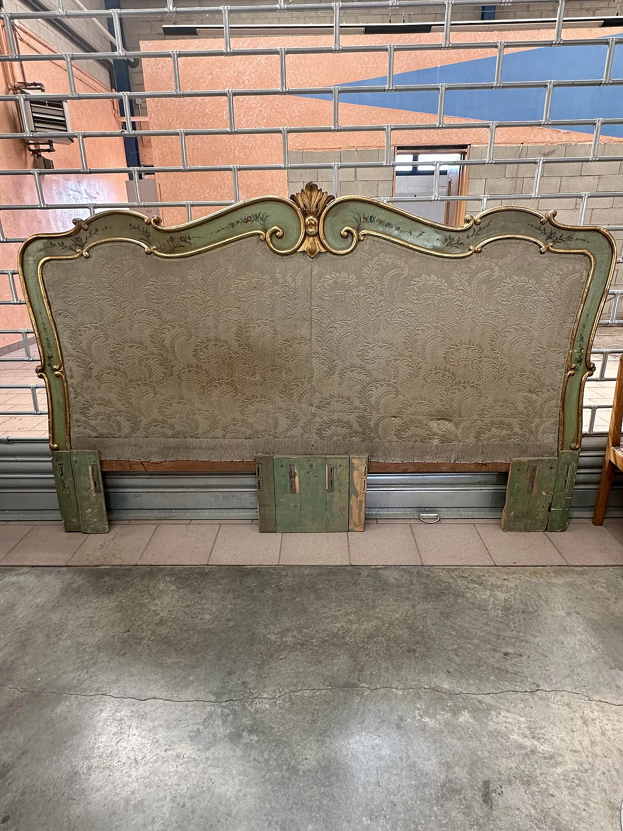 Rare large Venetian double bed or pair of beds, late 19th century 2