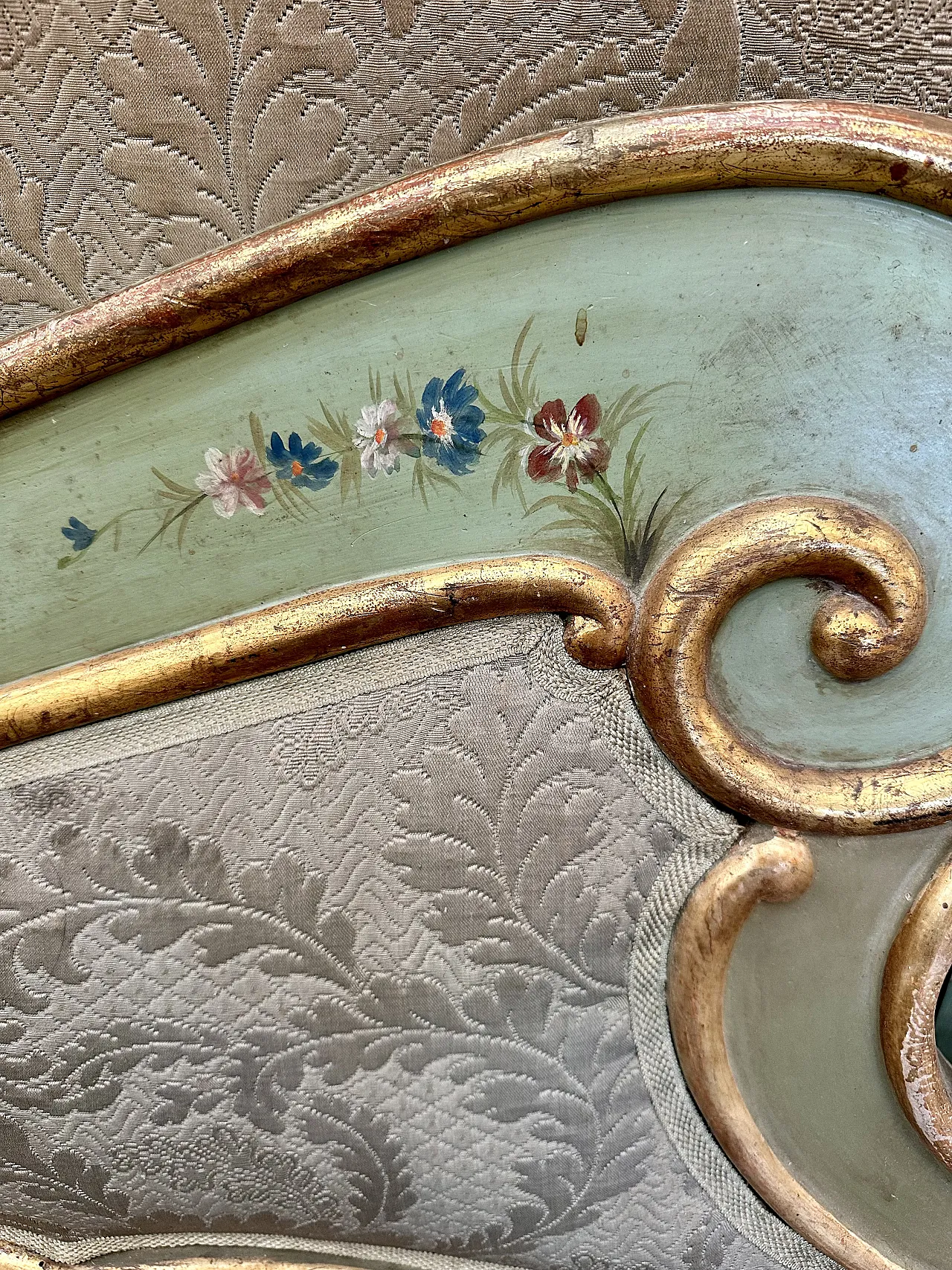 Rare large Venetian double bed or pair of beds, late 19th century 9