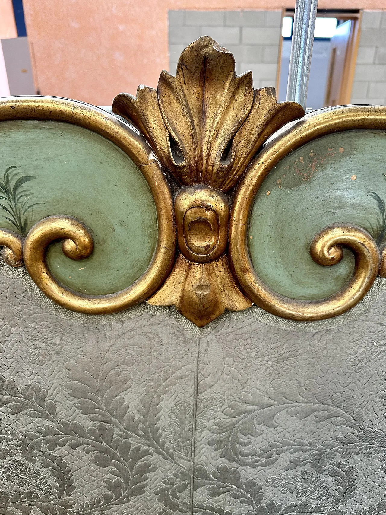 Rare large Venetian double bed or pair of beds, late 19th century 11