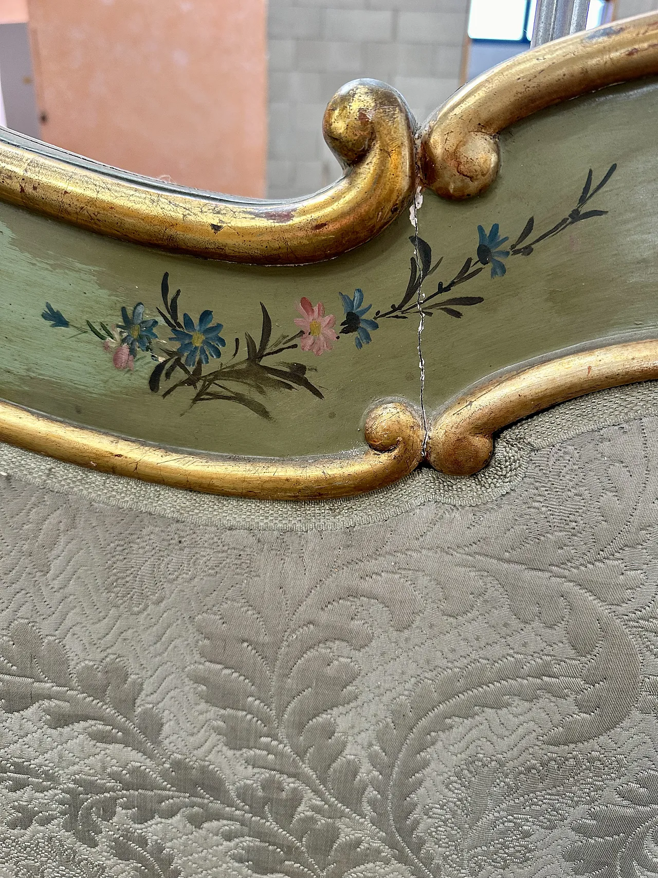 Rare large Venetian double bed or pair of beds, late 19th century 14