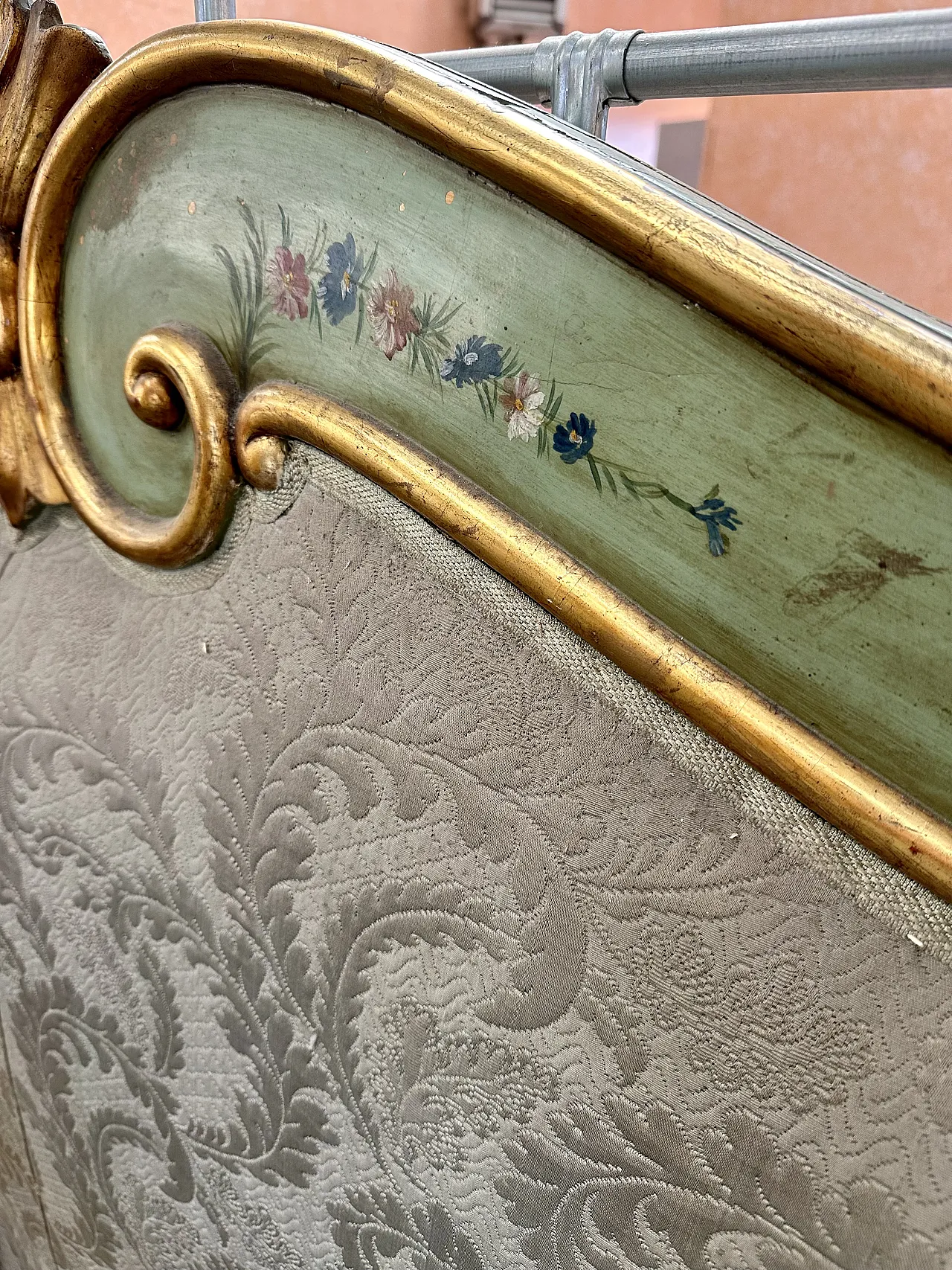 Rare large Venetian double bed or pair of beds, late 19th century 15