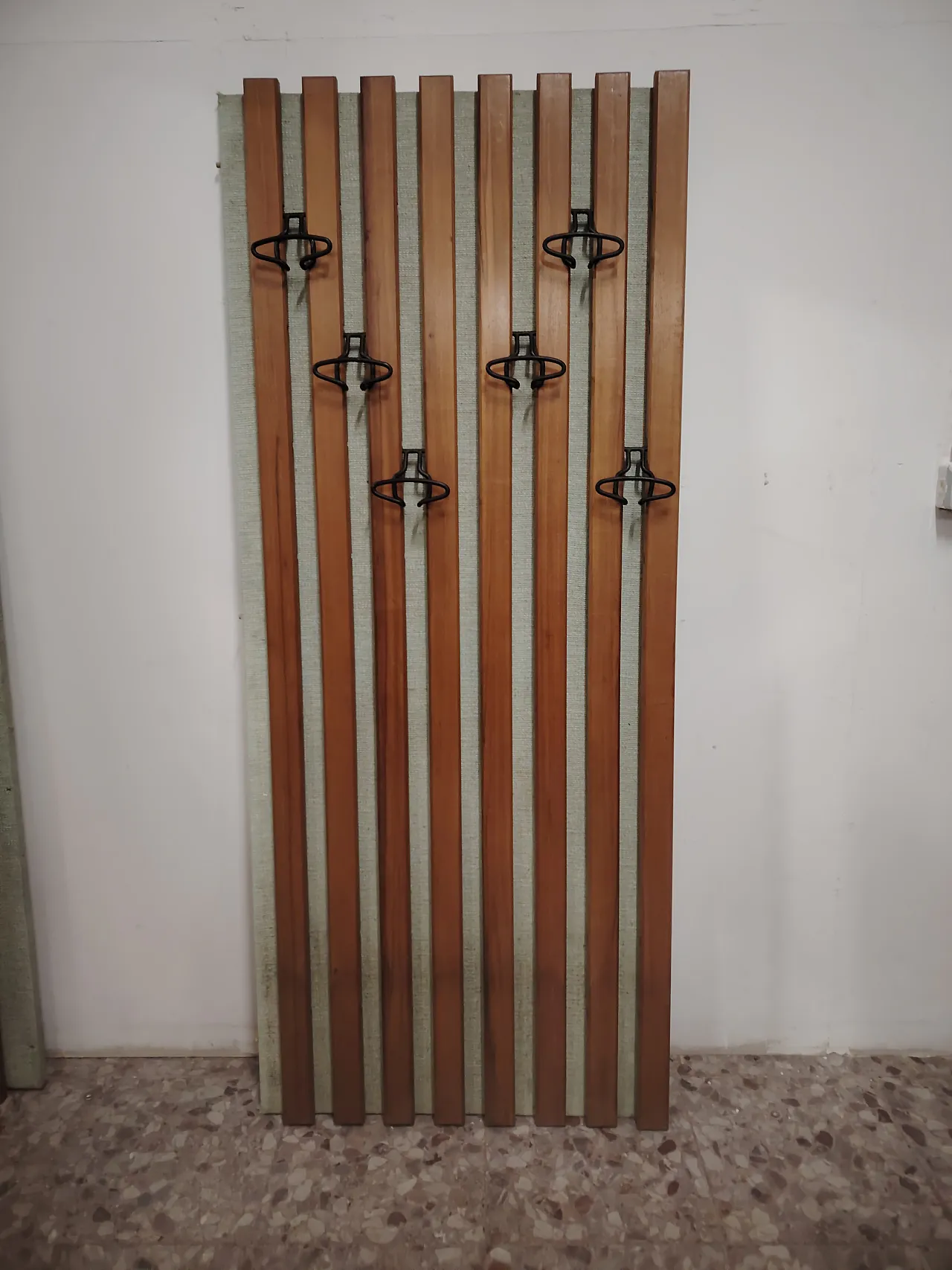 Wall coat hanger by Gianfranco Frattini for Cantieri Carugati, 1950 1