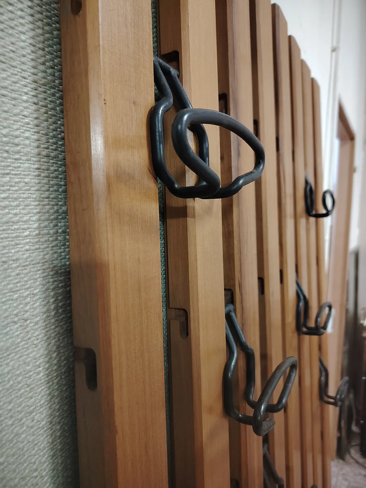 Wall coat hanger by Gianfranco Frattini for Cantieri Carugati, 1950 4