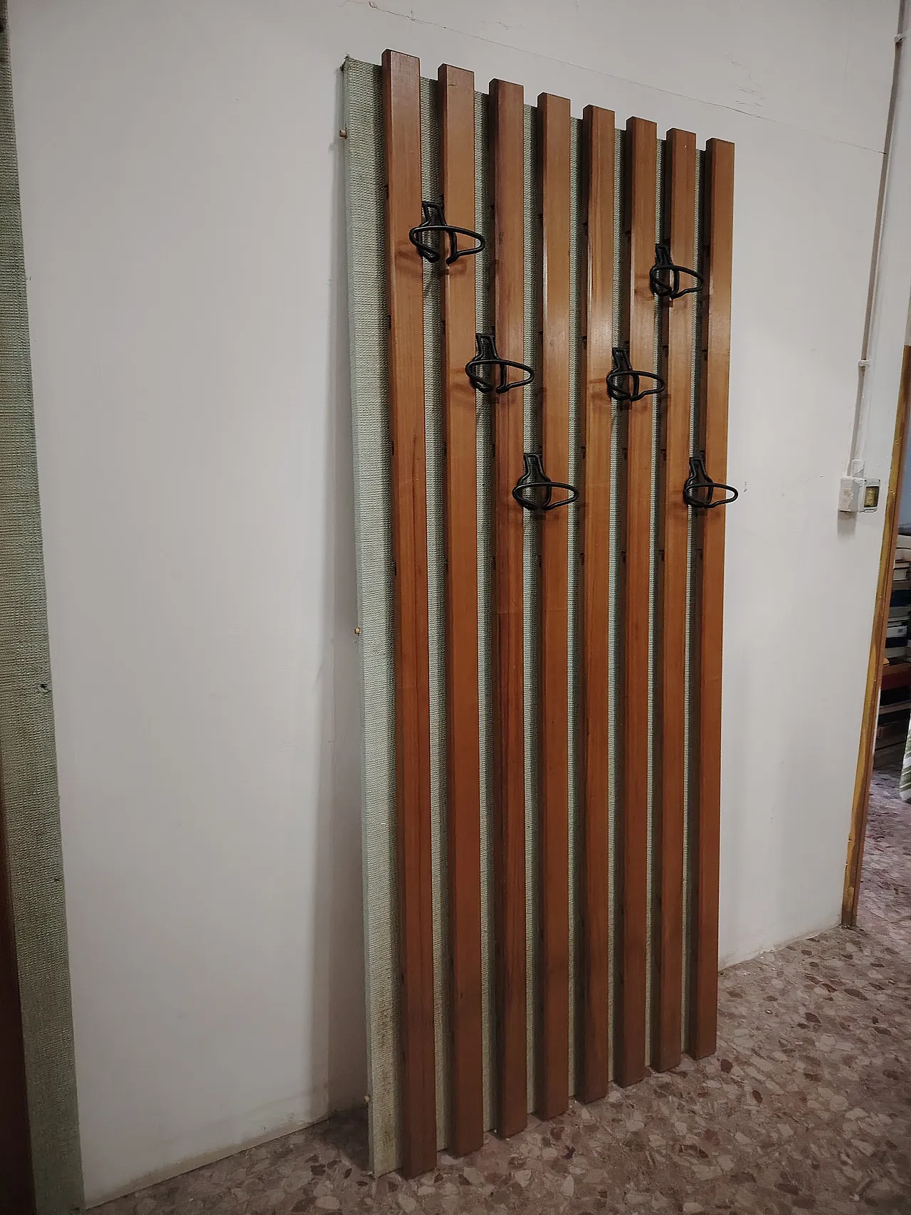 Wall coat hanger by Gianfranco Frattini for Cantieri Carugati, 1950 6