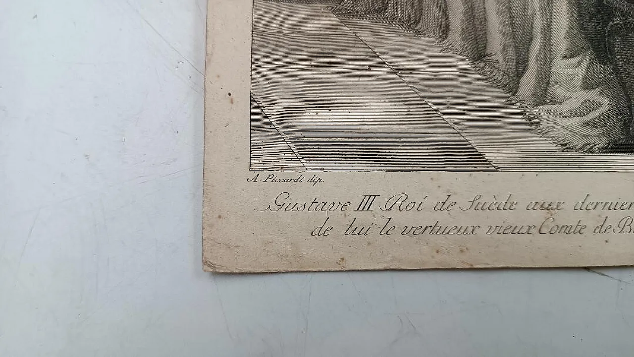 Incisione a bulino di A.Picciardi, '700 7