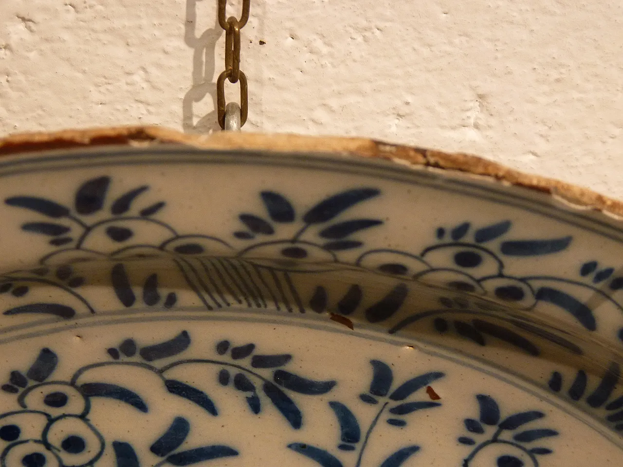 Piatto Maiolica Delft Olanda epoca 700' 3