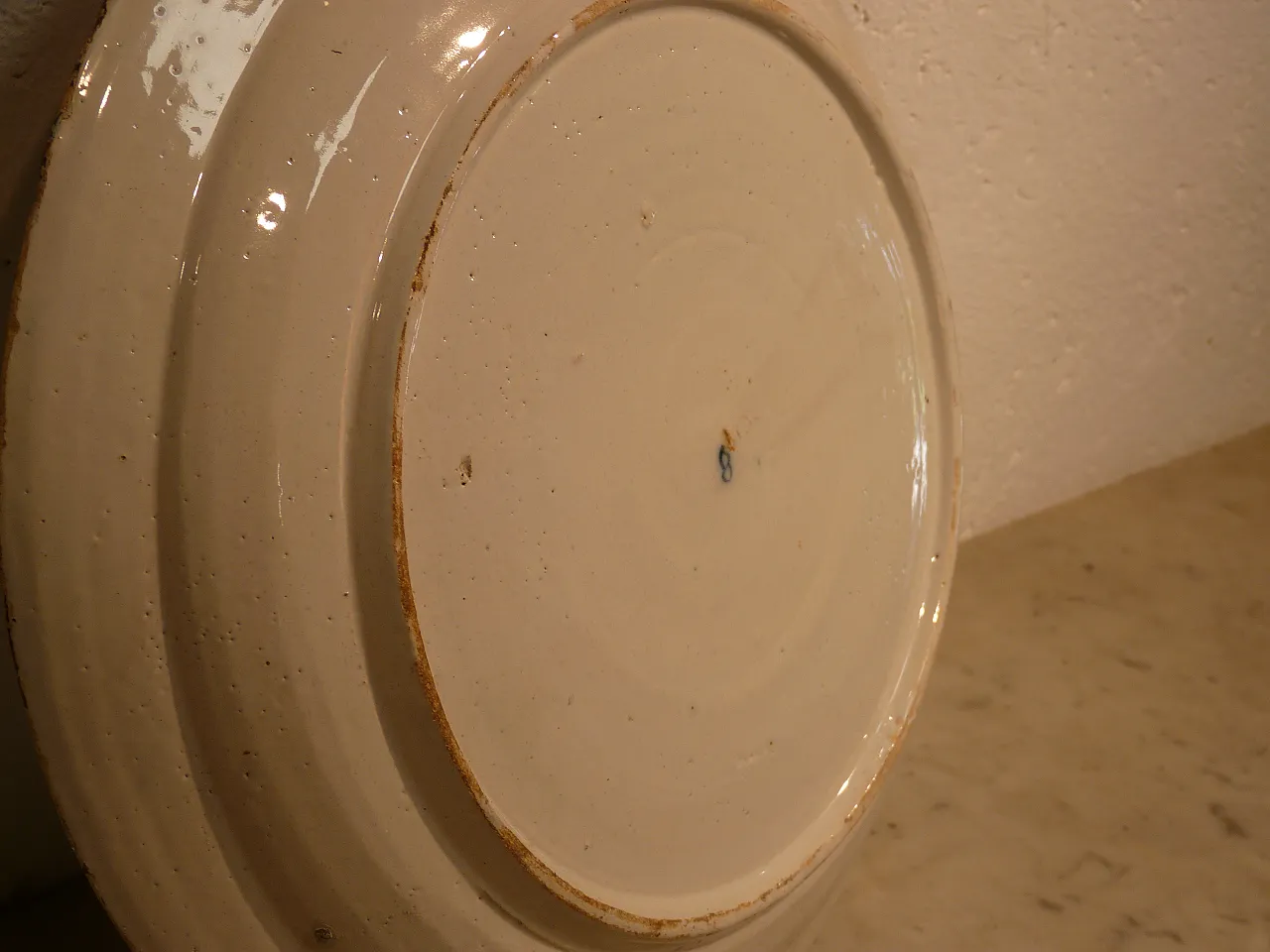 Piatto Maiolica Delft Olanda epoca 700' 7