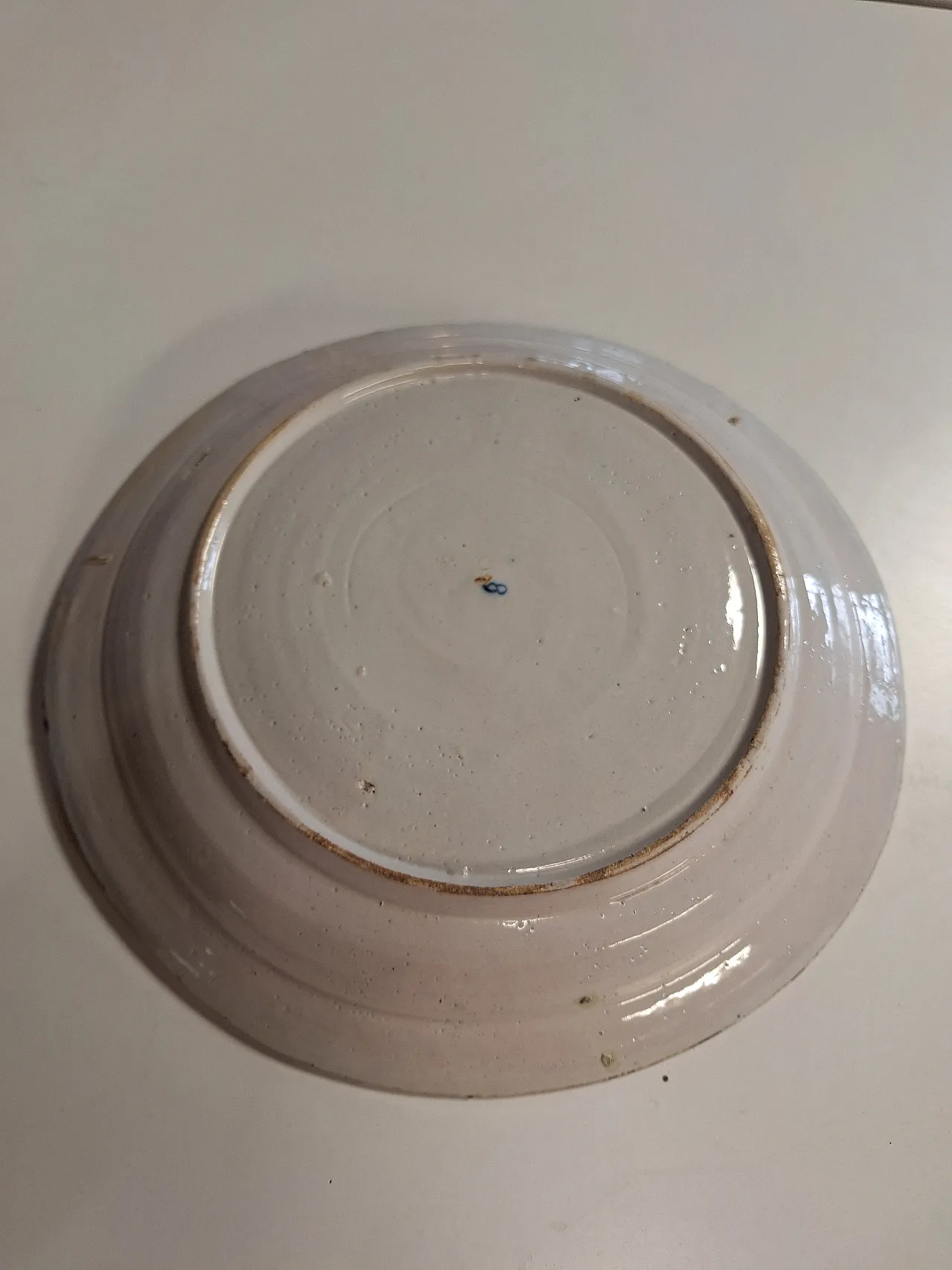 Piatto Maiolica Delft Olanda epoca 700' 14