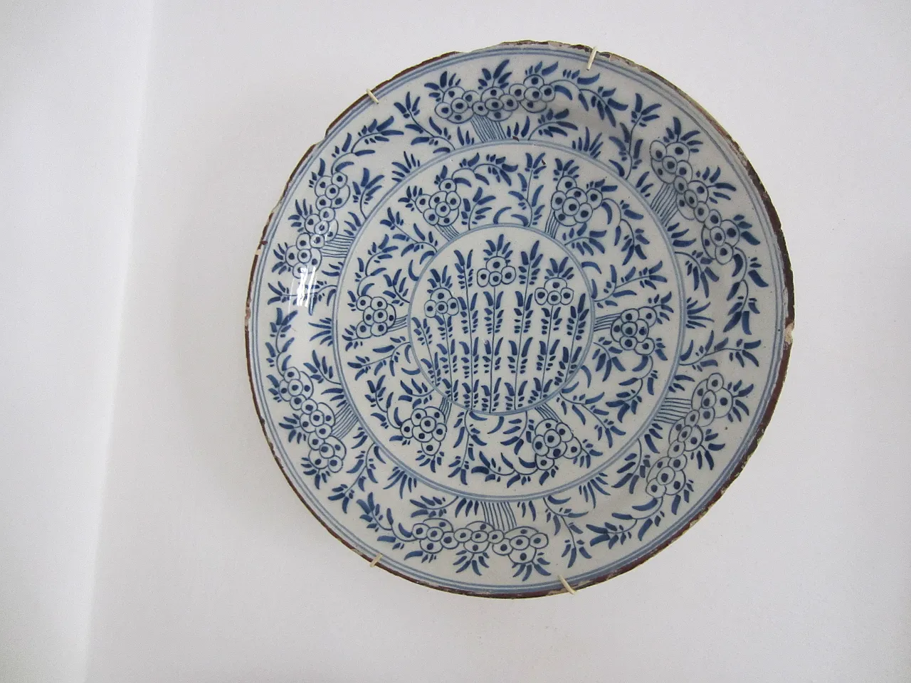 Piatto Maiolica Delft Olanda epoca 700' 15