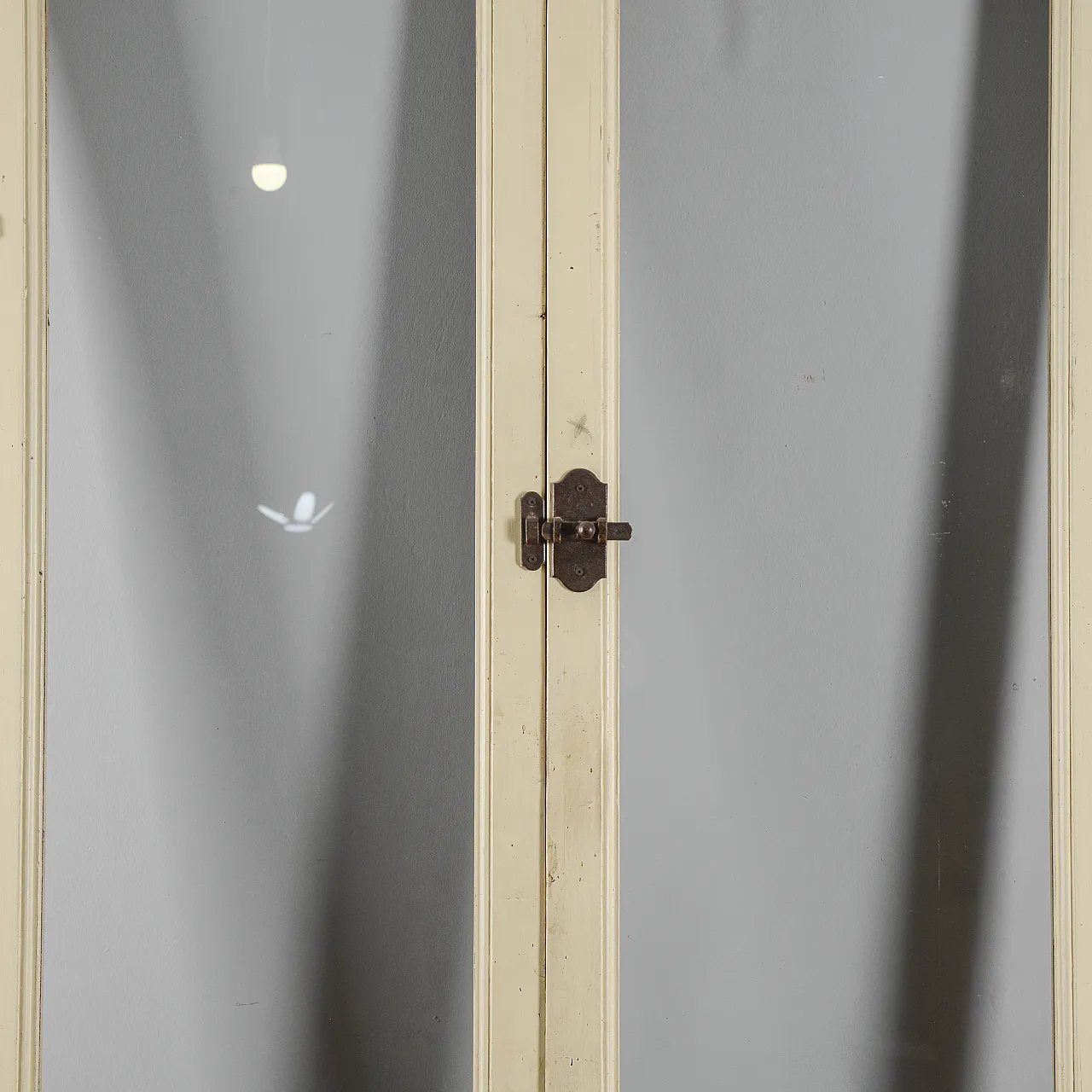 Two-tone double door with glass, 20th century 2