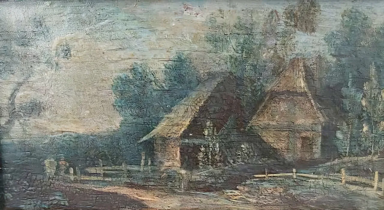 Pair of Flemish cabinet landscapes, oil on oak panel, 17th century 8