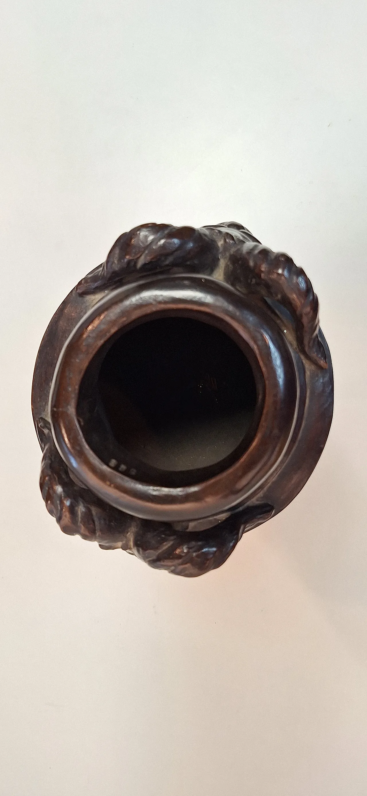 Vaso in terracotta patinata come bronzo stile Neoclassico, '800 1