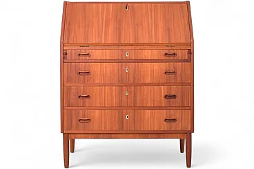 Secretaire danese Mid-Century in teak, anni '60.
