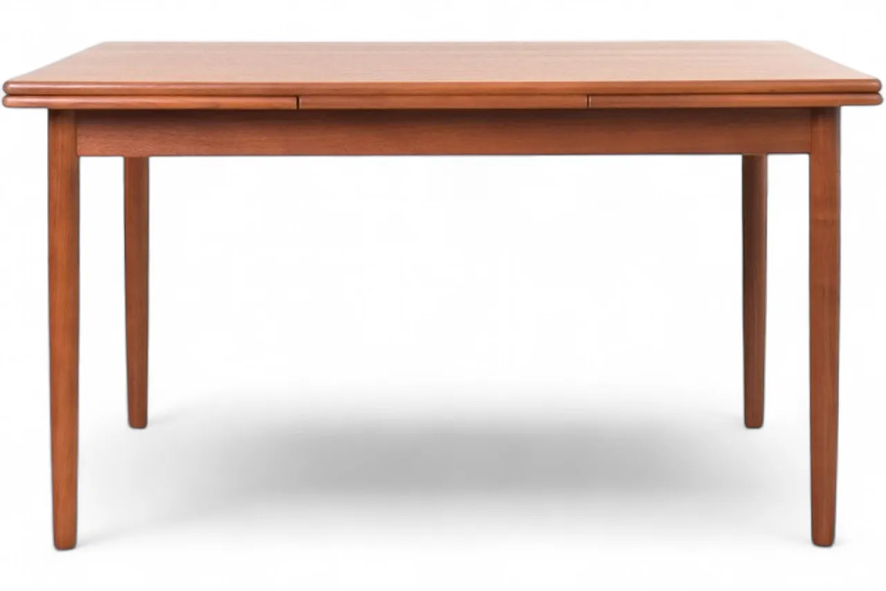 Tavolo da pranzo allungabile in teak di Rogenstrup Möbelfabrik, Danimarca, anni '60 16