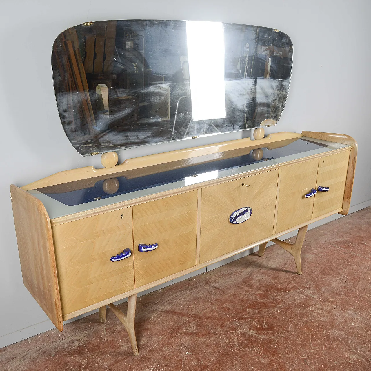 Credenza di Ico Parise per Ginori, anni '60 8