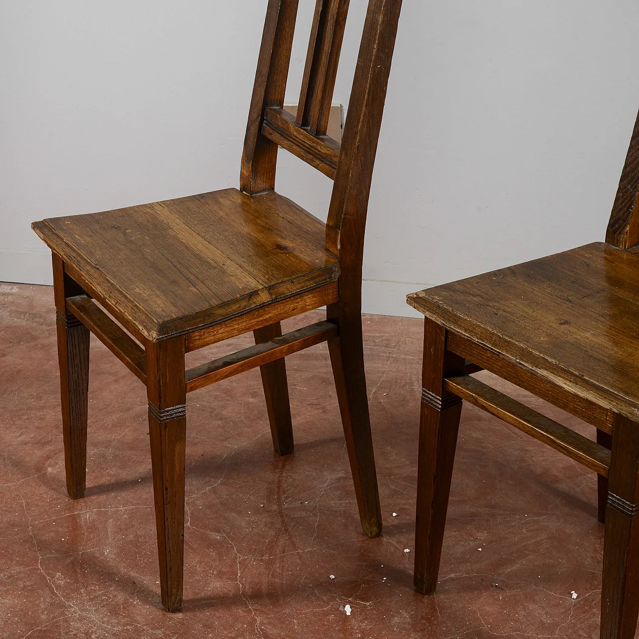 Coppia di sedie Liberty in legno, '900 4