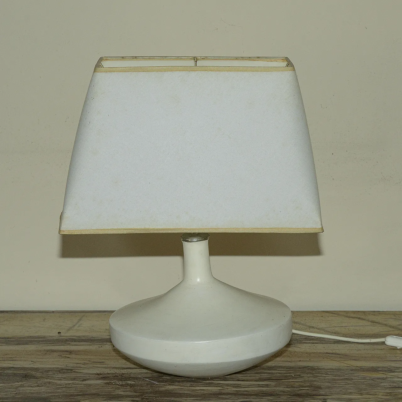 Lampada da tavolo in ceramica, anni '80 1