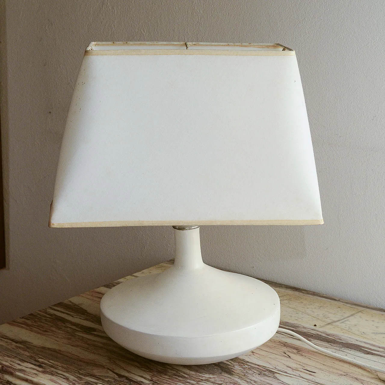 Lampada da tavolo in ceramica, anni '80 2