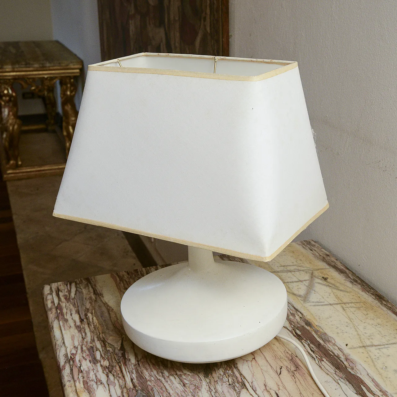 Lampada da tavolo in ceramica, anni '80 4
