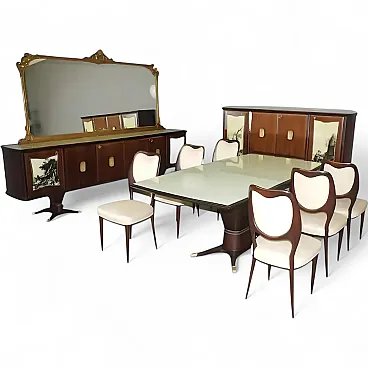 Rigamonti Brothers dining set, 1940s
