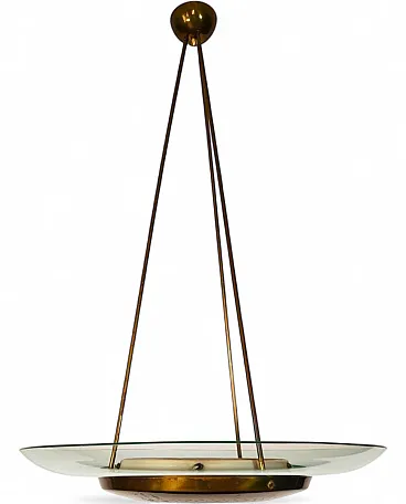 Lampada a sospensione di Stilnovo, anni '50