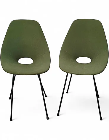 Coppia di sedie Medea di V. Nobili per Fratelli Tagliabue, anni '50