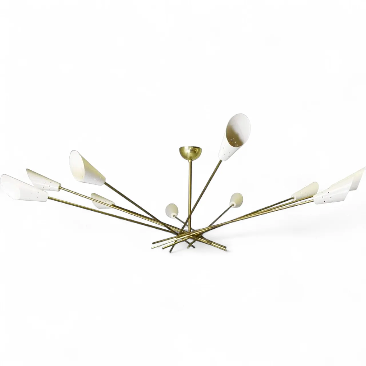 Shangai chandelier in the style of Stilnovo, 1960s 10