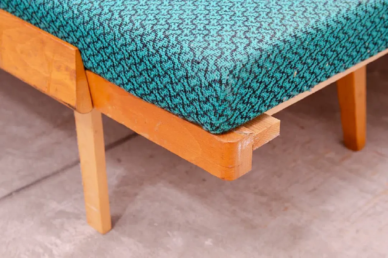 Divano letto pieghevole Mid-Century di Drevotvar, anni '70 11