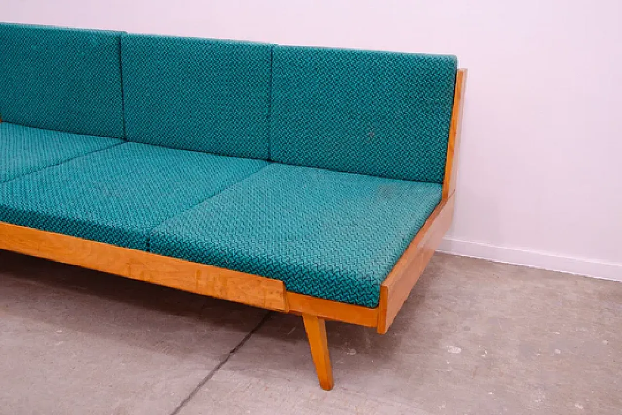 Divano letto pieghevole Mid-Century di Drevotvar, anni '70 14