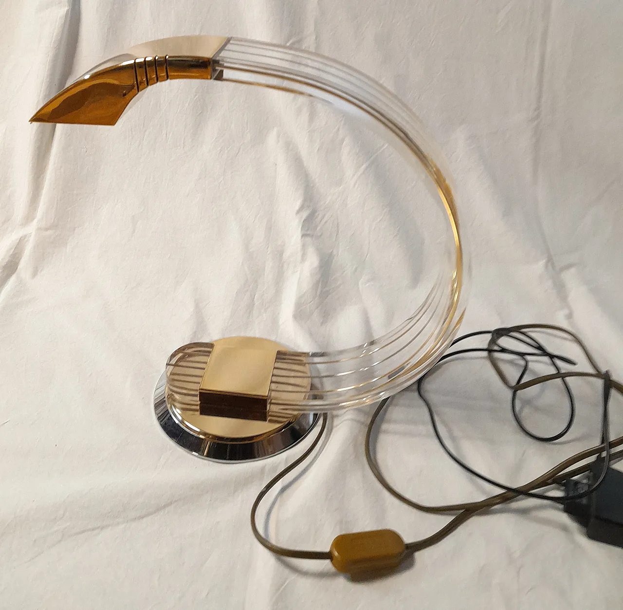 Lampada in plexiglass di Relco, anni '80 1