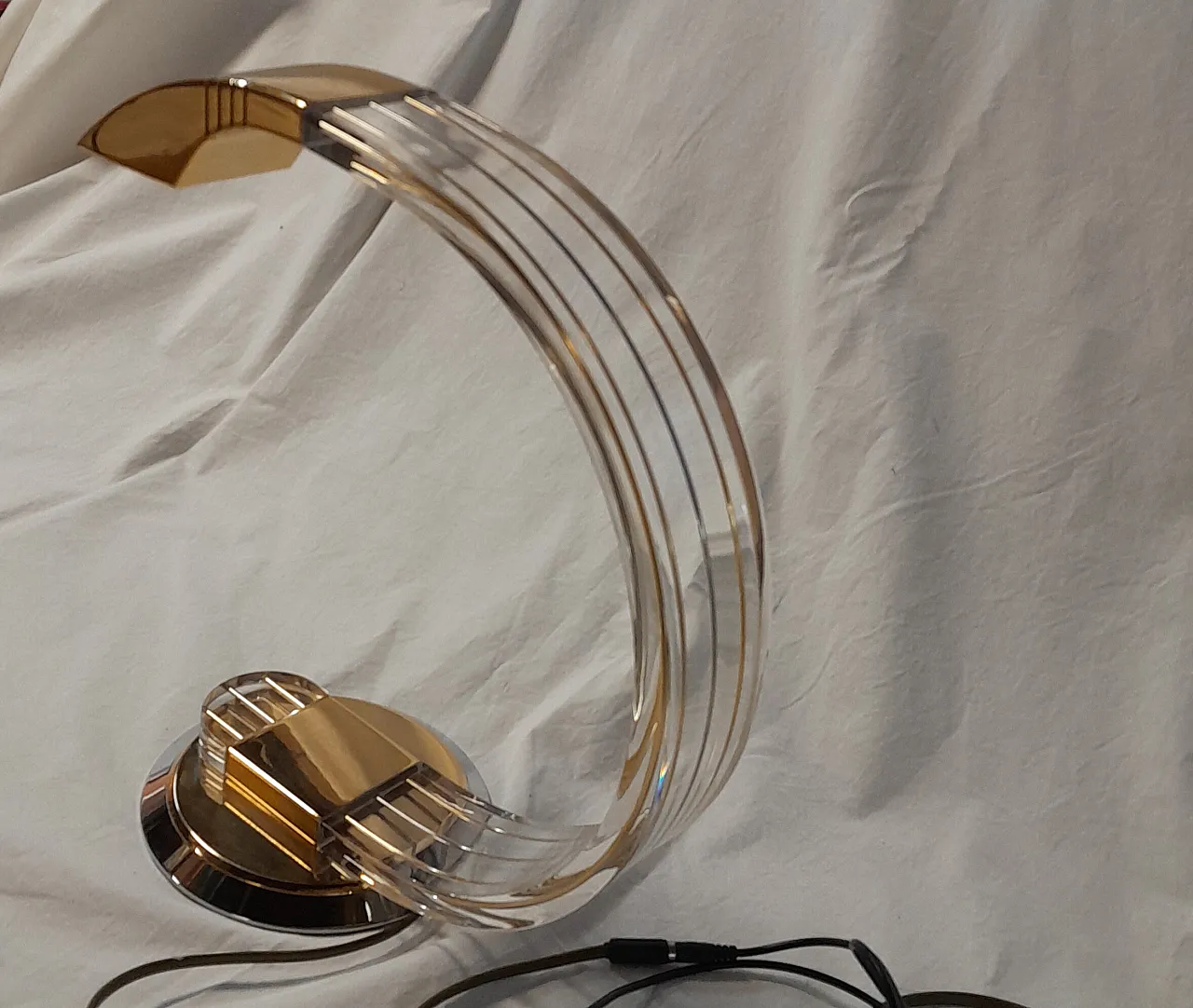 Lampada in plexiglass di Relco, anni '80 5